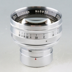 Zunow 50mm F/1.1 Lens For Contax C #48229C2の画像2