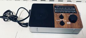 美品★動作確認済み★ Audio Comm オーディオ ホータブル ラジオ Radio AM FM バンド 音質 切替 RAD-F770Z-WK