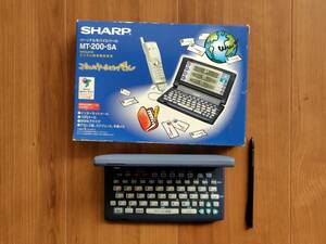 SHARP シャープ　パーソナルモバイルツール コミュニケーションパル MT-200-SA