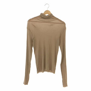 Deuxieme Classe / Deuxieme Classe | 2020SS | see-through ta-toru neck pull over cut and sewn | F | beige | lady's 