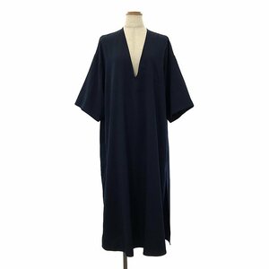 MM6 Maison Margiela / エムエムシックスメゾンマルジェラ | 2018SS | OVERSIZE DRESS WITH POCKETS オーバーサイズ Vネックワンピース