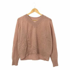 nuur / ヌール | カシミヤ Vネックニット | XS | ピンク | レディース