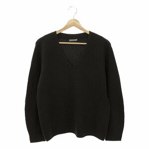 theory luxe / セオリーリュクス | CASHMERE URSULA カシミヤ Vネック リブニット | 38 | ブラウン | レディース