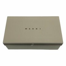 【美品】 MARNI / マルニ | サテン ビジュー装飾 スクエアトゥ フラット ミュール サボ サンダル | 37 | ブラック | レディース_画像7