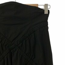 【美品】 YOHEI OHNO / ヨウヘイ オオノ | 2023SS | XX SKIRT シャーリング ハイウエストスカート | 36 | ブラック | レディース_画像2