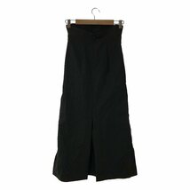 【美品】 YOHEI OHNO / ヨウヘイ オオノ | 2023SS | XX SKIRT シャーリング ハイウエストスカート | 36 | ブラック | レディース_画像4