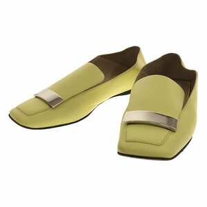 sergio rossi / Sergio Rossi | Flat Loafer | 37 | yellow | lady's 
