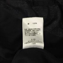 le glazik / ルグラジック | コットン ロングシャツワンピース | S | ブラック | レディース_画像6