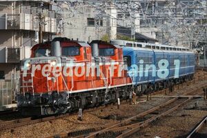 鉄道写真 04270:DD51-1191+DD51-1109+12系 網干訓練