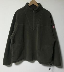 C.E シーイー CAV EMPT CAVEMPT フリース ジャケット ハーフジップ カーキ M 日本製 Skatething Sk8thing スケシン スケートシング