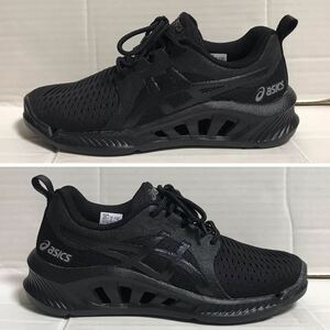 asics アシックス 1021A520 GEL - BREEZE シューズ 靴 黒 ブラック オールブラック 22.5