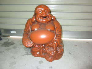 【中古品】布袋様 仏像 置物 縁起物 七福神 【ジャンク品】 