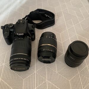 Canon EOS Kiss Digital X 一眼レフカメラ/TAMRON XR Di2 レンズ フード付 AF18-200mm / CANON ZOOM レンズEF90-300mm