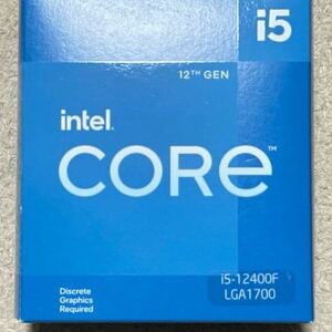 intel Core i5 12400F BOX 完動品 リテールクーラー未使用