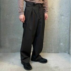 RAKINES ウール ワイドパンツ Rigid washer pants