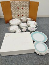 【6012】　★1円スタート　未使用保管品　Noritake ノリタケ　食器セット　カップ　ソーサ　お皿セット　６客　大皿　中皿　など_画像1