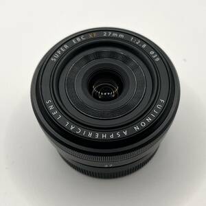 【美品】富士フィルム FUJINON XF27mm F2.8 【レンズフードオマケ付き】パンケーキ