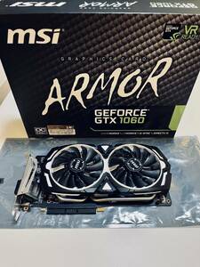 MSI GeForce GTX1060 ARMOR 6G OCV1 グラフィックボード