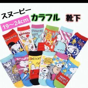 SNOOPYソックス 靴下 キッズ 子供 スニーカーソックス　まとめ売り のびのびソックス 12足セット