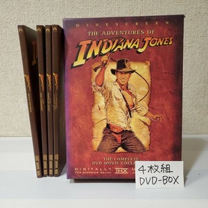 ■4枚組■インディ・ジョーンズDVD-BOX■1～3+特典D■製作総指揮ジョージ・ルーカス■監督スティーブン・スピルバーグ■ハリソン・フォード