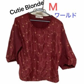 あ93 ワールド　Cutie Blonde シャツＭ