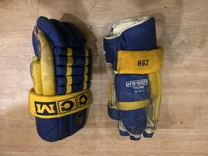 ccm /si-si- M ice hockey protector glove PRO-GARD M-HG2 long-term keeping goods present condition sale USED