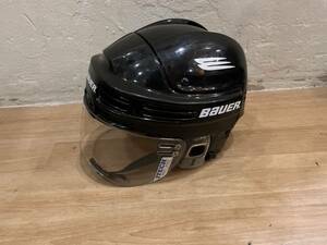 BAUER / バウアー ヘルメット HH4000L アイスホッケー 防具 L~XL程度 長期保管品 現状販売 USED ブラック 
