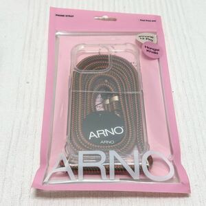 【未使用】 iPhone 13 Pro ARNO アルノ Hongsi Khaki ホンシ カーキ ショルダー付き クリア アウトレット品