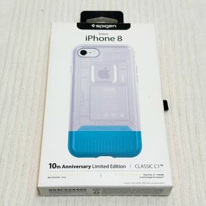 【OM240121-027】【未使用】 iPhoneSE 7 8 シュピゲン Snow スノウ アウトレット品 互換 MIL規格取得