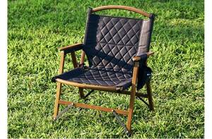 WAQ Folding Wood Chair ウッドチェア　ブラック折りたたみ 