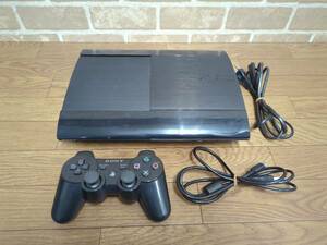 ＜117Y100＞PlayStation3/プレイステーション3/PS3　本体　CECH-4300C　500GB　チャコール・ブラック　簡易動作確認済み　中古品