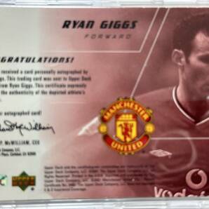 ◆001/100 ライアン ギグス【UD マンチェスターUTD】直筆サインカード Autograph 直筆サイン オート RYAN GIGGSの画像2