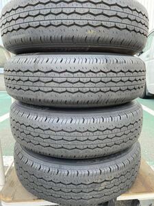 新車外し HIACE ハイエース ノーマル タイヤBRIDGESTONE ECOPIA 195/80R15 107/105N LT 納車時ディーラー外し(23年12月)