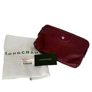 Longchamp Longchan Second Bag Mack Canvas кожаная коричневая система
