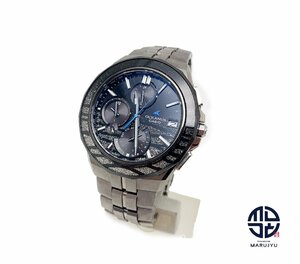 CASIO Casio OCEANUS Oceanus man ta platinum lacqering OCW-S5000 5603 titanium men's wristwatch radio wave solar Tough Solar 