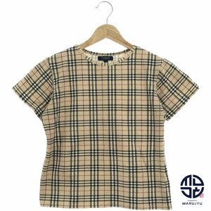 BURBERRY LONDON バーバリー ロンドン バーバリーチェック Tシャツ カットソー チビT レディース Sサイズ アパレル