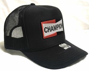 CHAMPION パッチトラッカー　ブラック　新品　アメカジ　OTTO スナップバック