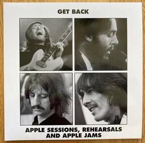 ◆BEATLES/ビートルズ◆EU盤2LP/GET BACK/APPLE SESSIONS, REHEARSALS AND APPLE JAM//LET IT BEボックスからの分売品