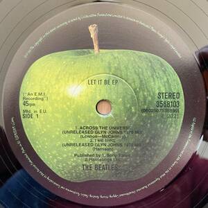 ◆BEATLES/ビートルズ◆EU盤12'/LET IT BE EP//ACROSS THE UNIVERSE/I ME MINE/DON'T LET ME DOWN/LET IT BE//5ボックス分売品