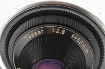 Contarex Tessar 50mm F2.8 Black コンタレックス テッサー ブラック キャップ Carl Zeiss カール ツァイス ドイツ製 Germany 50/2.8 5 28_画像2