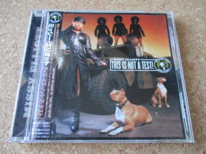 Missy Elliott/This Is Not A Test！ ミッシー・エリオット 2003年 大傑作・大名盤♪国内盤帯有り♪ 廃盤♪通算5作目♪ラップ ・レジェンド