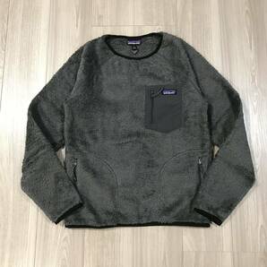 patagonia Los Gatos Crew S パタゴニア ロスガトス クルー フリース ボア グレー スウェット プルオーバー キャンプ パイル