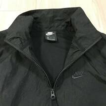 Nike STMT WVN HRB Statement Woven Jacket Black White Big Swoosh ナイキ ビッグ スウォッシュ スウッシュ ジャージ トラック ジャケット_画像7