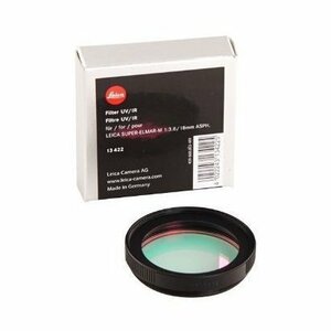 ★ Редкий неиспользованный предмет ★ Leica Leica Filter UV/IR 13422 Super-Elmar 3.8/18 мм асф