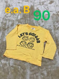 【e.a.B】エーアーベー　子供服　90 Tシャツ　ロンT 黄色　