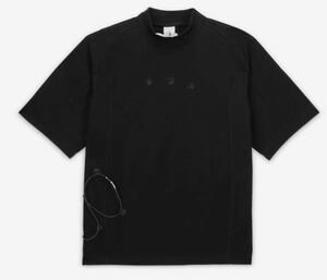 ナイキ オフホワイト ショートスリーブトップ ブラック Tシャツ Mサイズ 正規品 NIKE off-white