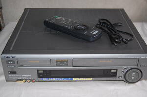 SONY　ソニー　Video Hi8 VHS　ビデオデッキ　WV-BW2　通電確認のみ　ジャンク品