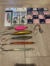 海サクラジグセット中古　海アメ海サクラ用ジグ　釣りルアー岡ジグエンドウクラフトウインドリップSHIMANOダイワチヌーク北海道_画像1