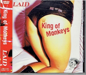 LAID（レイド）King of Monkeys 美品 帯付きCD★KING HEARTSasmilkARBEIT