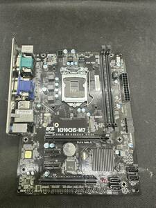 ★中古品 BIOS確認 ECS H310CH5-M7 マザーボード DDR4 MicroATX　第8/9世代 LGA1151● IOパネル付き ★